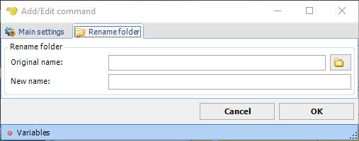 CommandRenamefolder