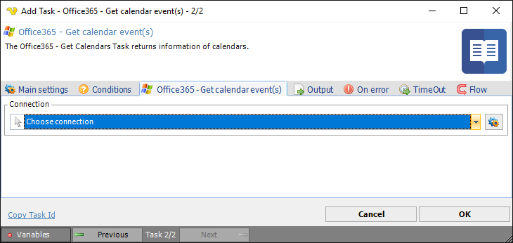 Office365GetCalendarEvents