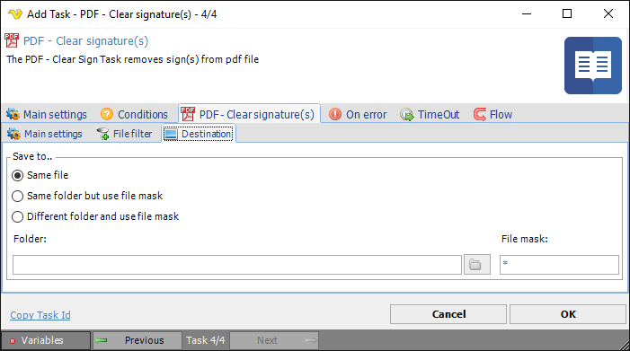 pdfclearsignaturesdestination