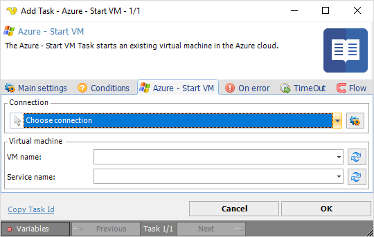 TaskAzureStartVM