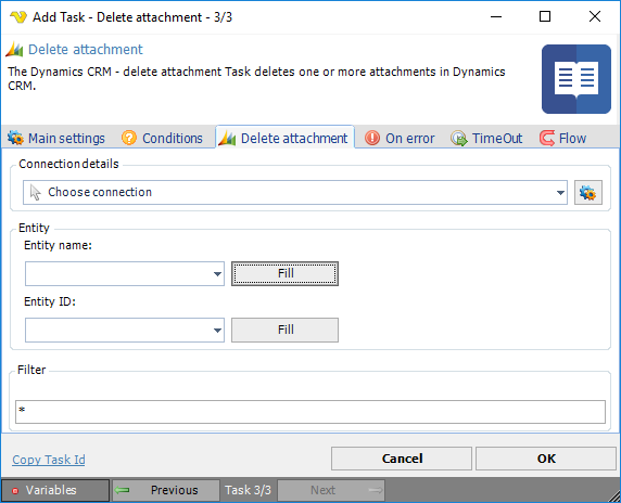 TaskDynamicsCRMDeleteattachment