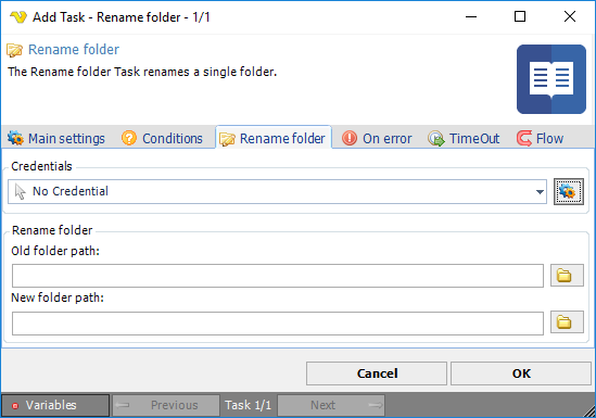 TaskFileRenamefolder