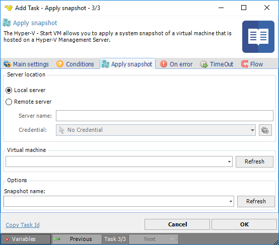 TaskHyperVApplysnapshot