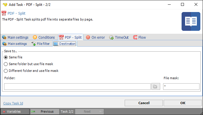 taskpdfsplitdestination