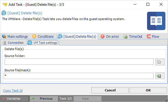 TaskVMWareGuestDeletefilesSettings