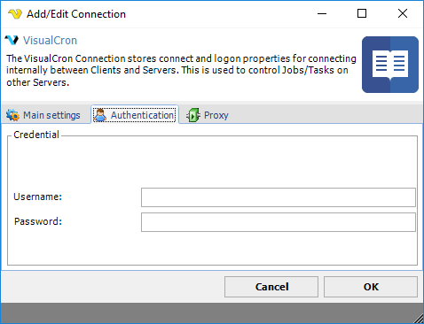 ConnectionVisualCronAuthentication
