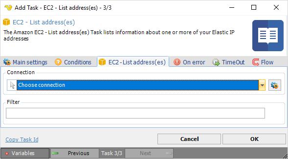 TaskAmazonEC2Listaddresses
