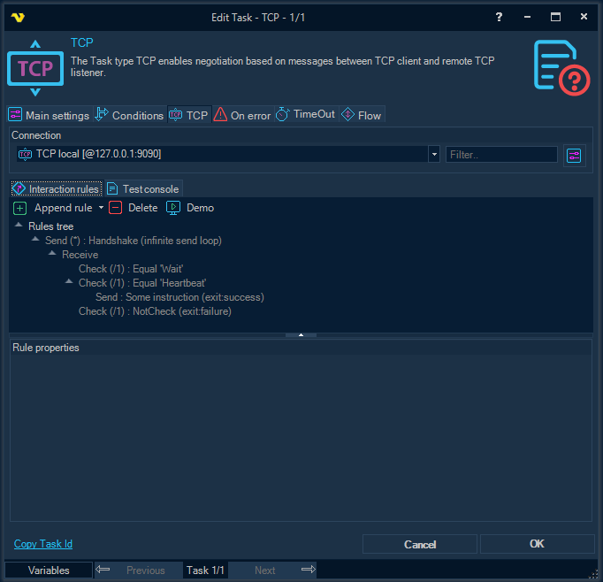 TaskNetTCPInteractionRules