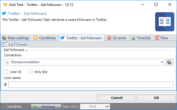 TaskSocialTwitterGetfollowers