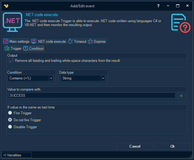 TriggerEventNETExecuteCondition